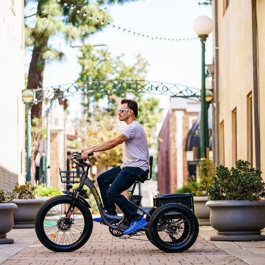 Why Fat Tires Are Ideal For 3-Wheel Electric Bikes?