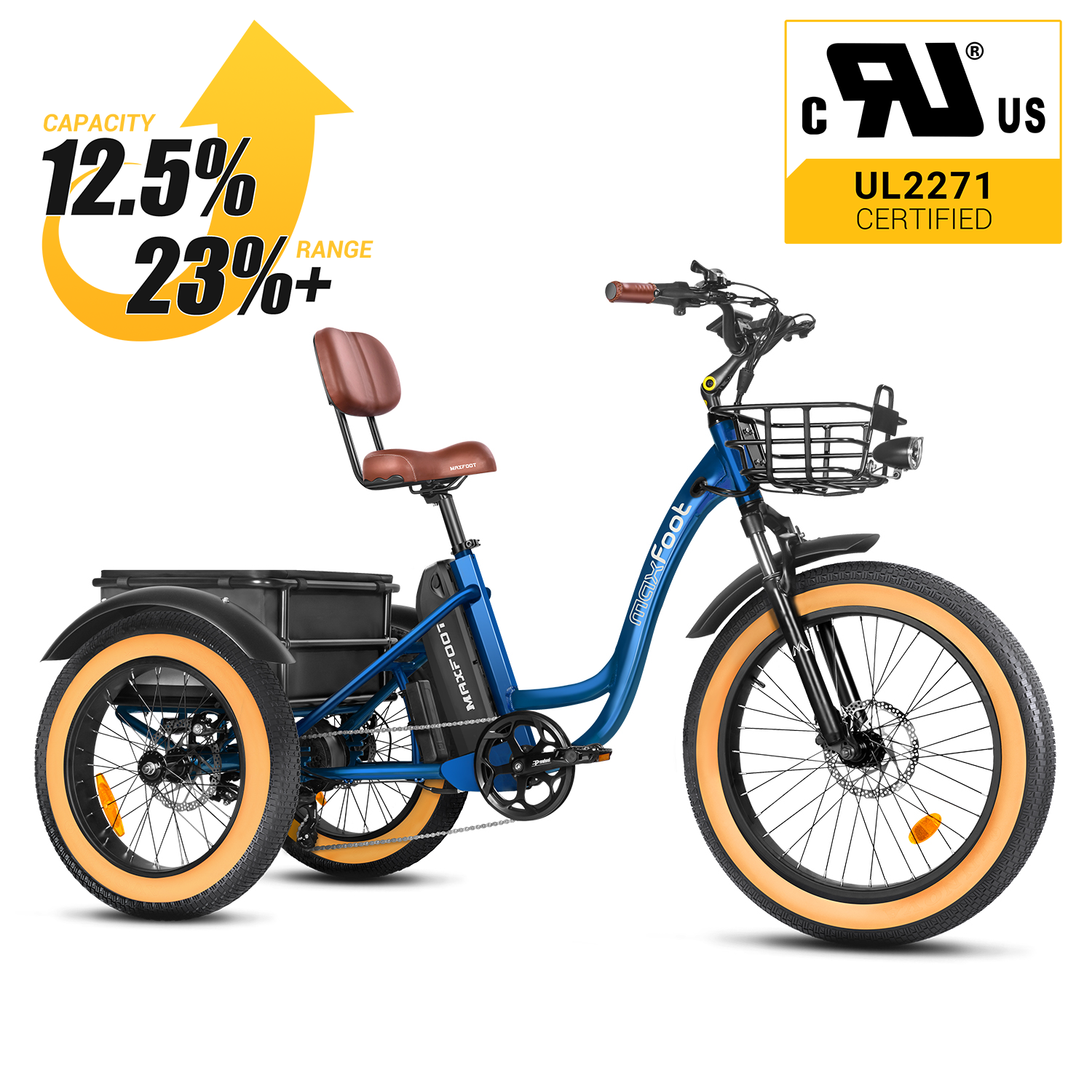 Electric tricycle fat tire sale