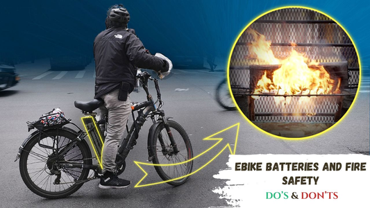 Ebike Batteries and Fire Safety: Do’s and Don’ts