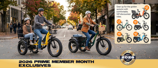 Fall Into Better Rides: Save on Electric Bikes and Trikes This September