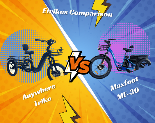 Maxfoot Trike MF-30 vs. Anywhere Trike