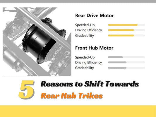 5 Reasons to Shift Towards Rear Hub Drive Trikes
