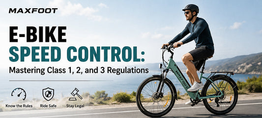 E-Bike Speed Control: Mastering Class 1, 2, and 3 Regulations