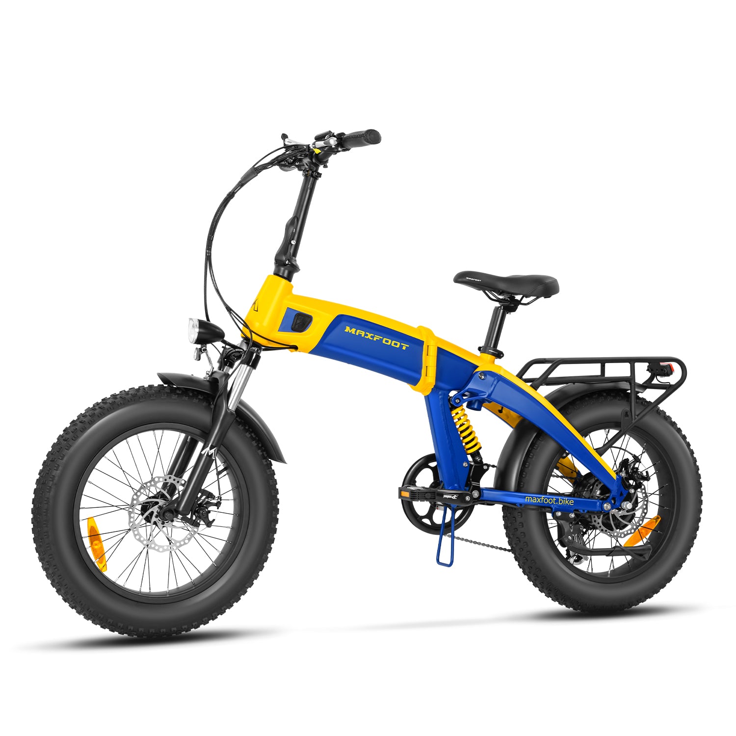  Maxfoot - Triciclo eléctrico para adultos, triciclo eléctrico  de 3 ruedas, 50-65+ millas, batería extraíble de 750 W 17.5 Ah, MF307  Ebikes de 350 libras de transporte con bolsa trasera impermeable (