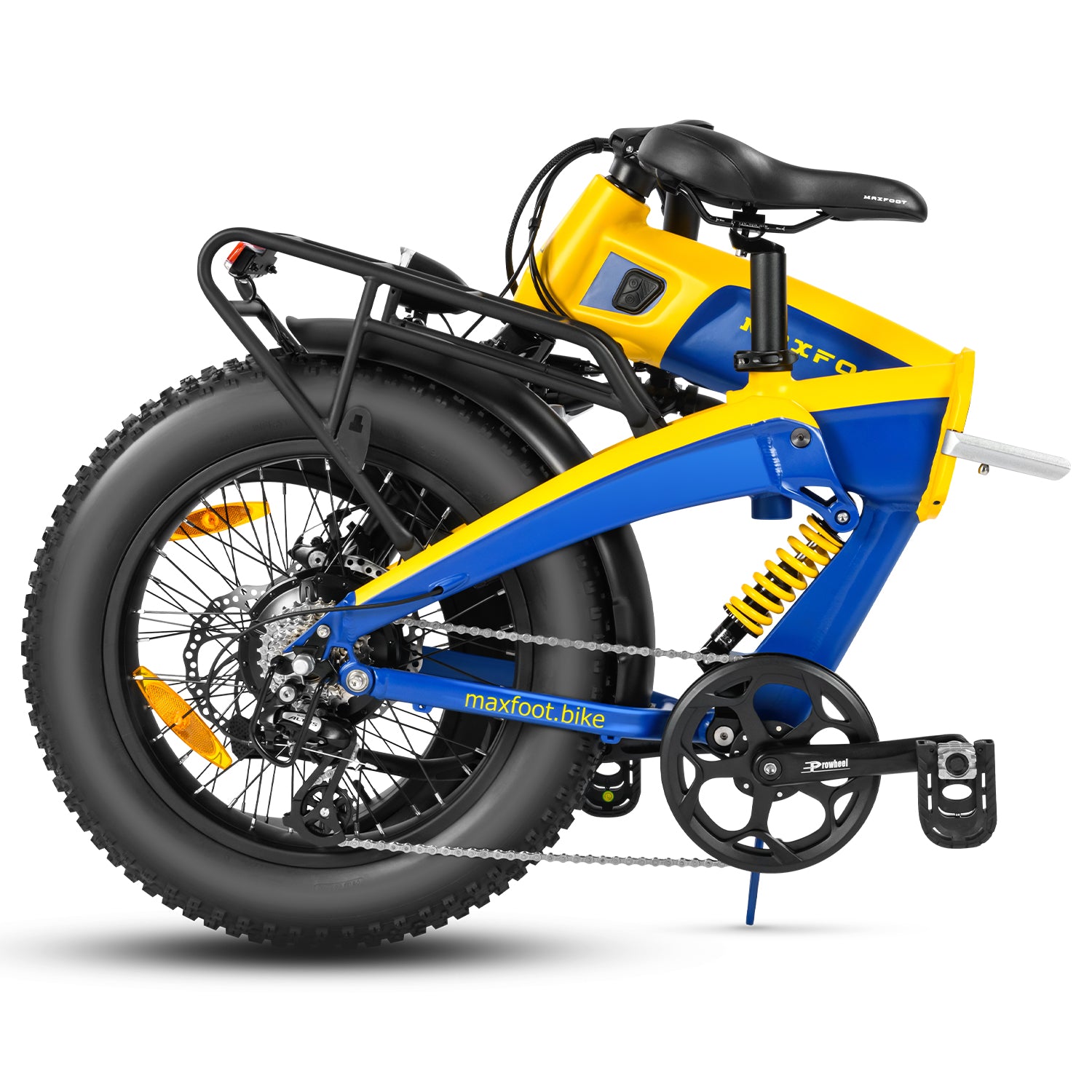 1000W Full Suspension Folding E Bike MF 19 1000P Maxfoot