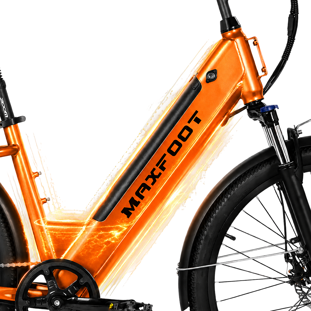 Step-Thru Frame + Front Fork Comfort