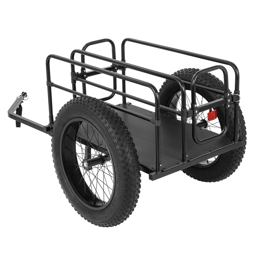 electric bicycle trailers Best Foldable Ebike Cargo Trailer & Bike Trailer for Sale operate push button wheels and is covered with a robust tarpaulin that offers even more reliable protection against wind and weather picked up a cheap cargo