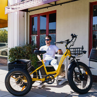 MF-30 Fat Tire Step-Thru Cargo Electric Assist Adult Tricycle