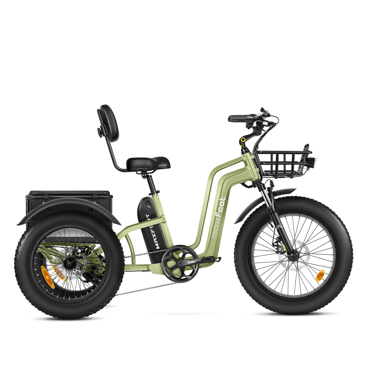 A MaxZ 24" Step -Thru Electric Trike  Picton Blue