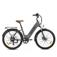 MF-25 Step-Thru Commuter E-Bike | MaxFoot Electric Bike - 
Brooklyn Gray