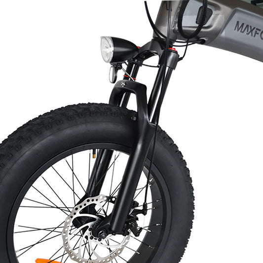 Electric Foldable Fat Bike Air Fork