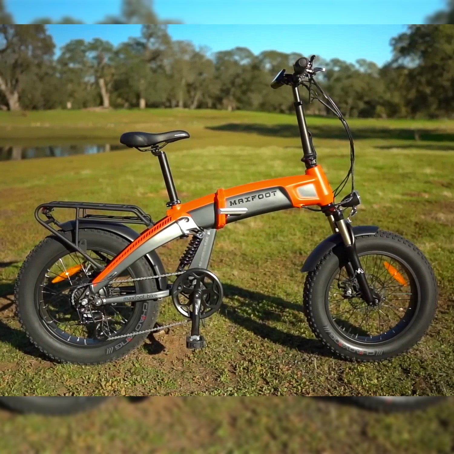 Folding deals suspension bike